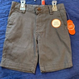 Boys size 5 shorts - charcoal gray